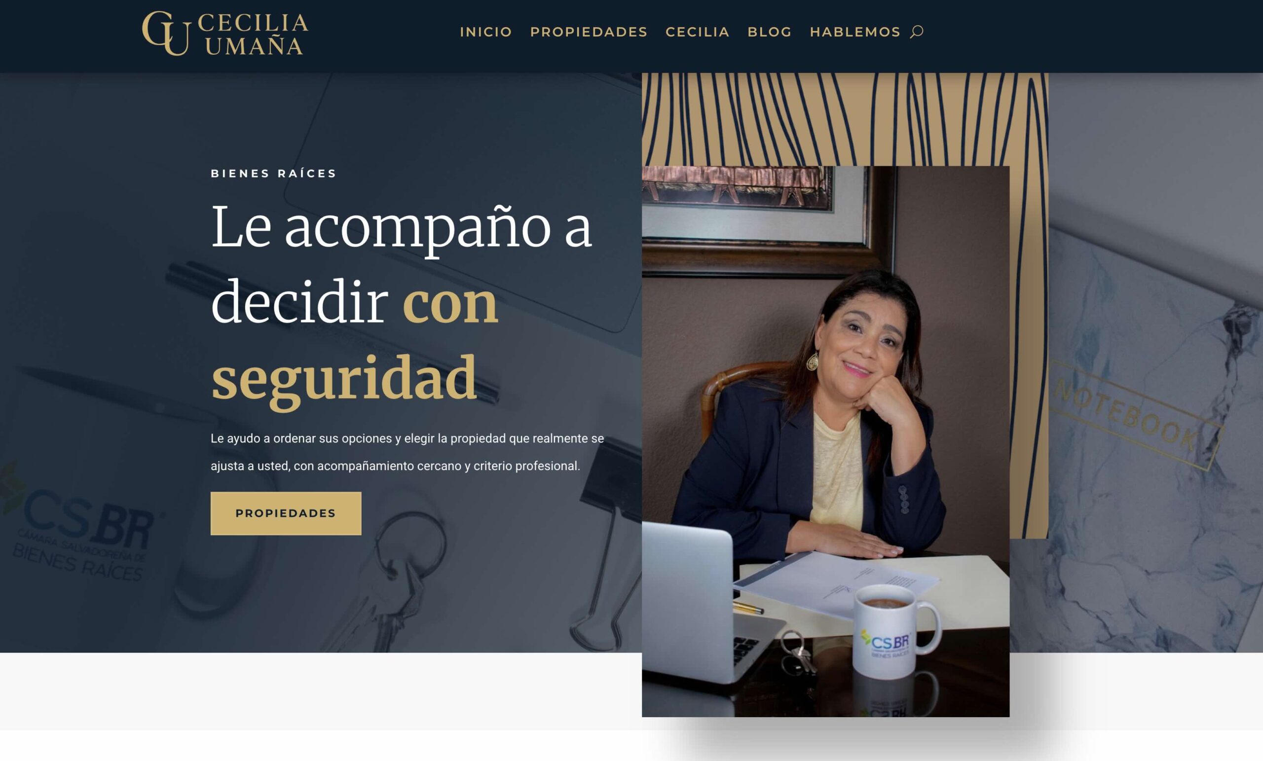 Captura del proyecto Cecilia Umaña