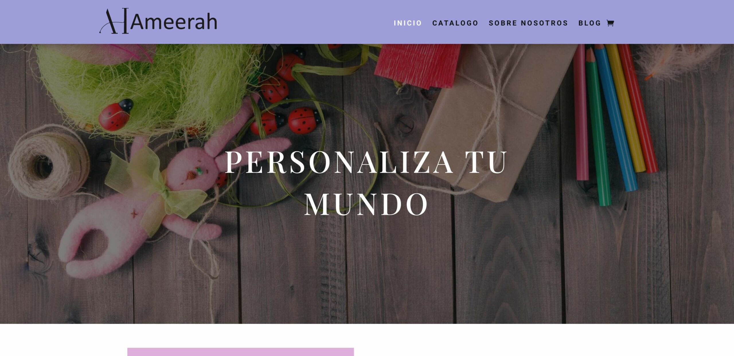 Captura del proyecto Ameerah