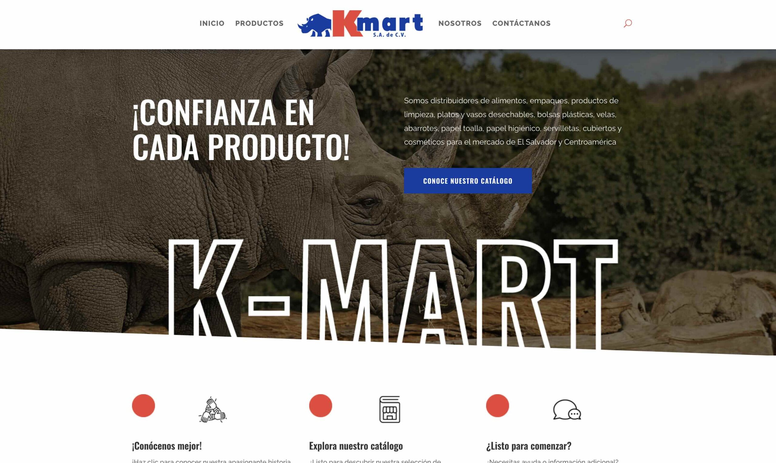 Captura del proyecto K-mart El Salvador